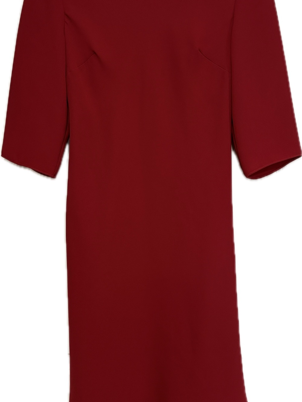 Talbots Petites Vintage Cranberry Red A-Line Dress Size 4P Fully Lined - Picture 3 of 6